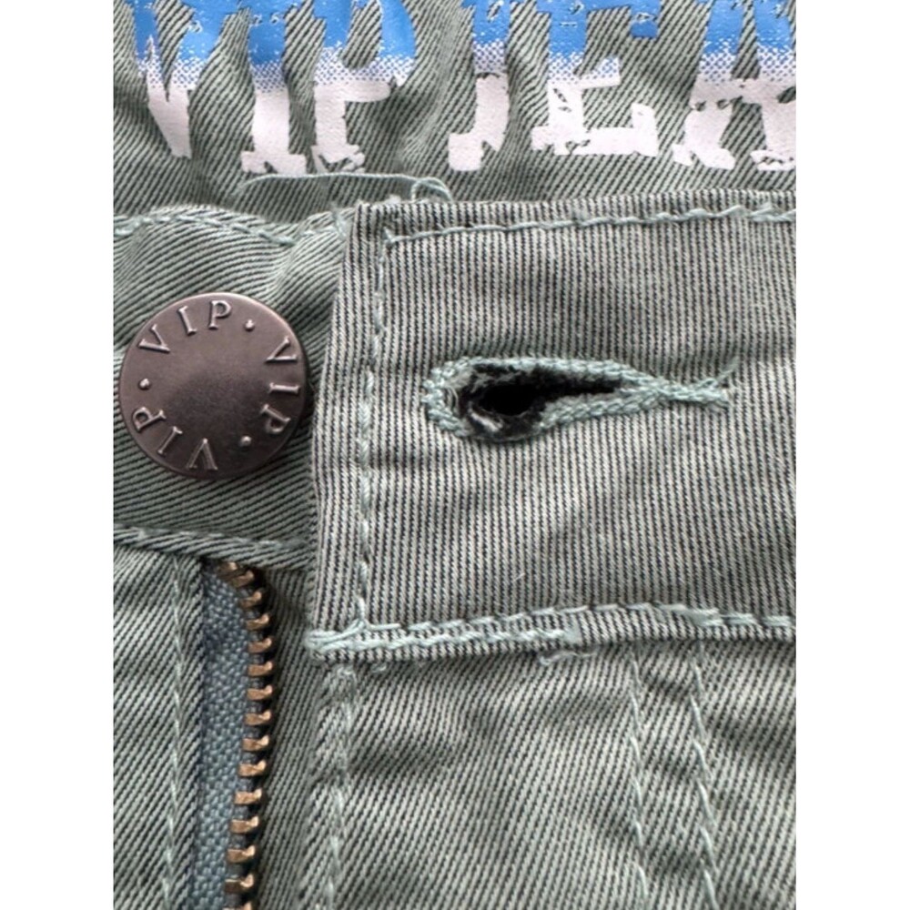 VIP Olive Green Jeans with Branded Waistband - Picture 5 of 5